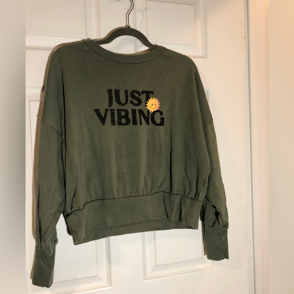 Cropped sweatshirt